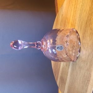 Fenton light Pink Bell  6 1/2 x 3 1/2